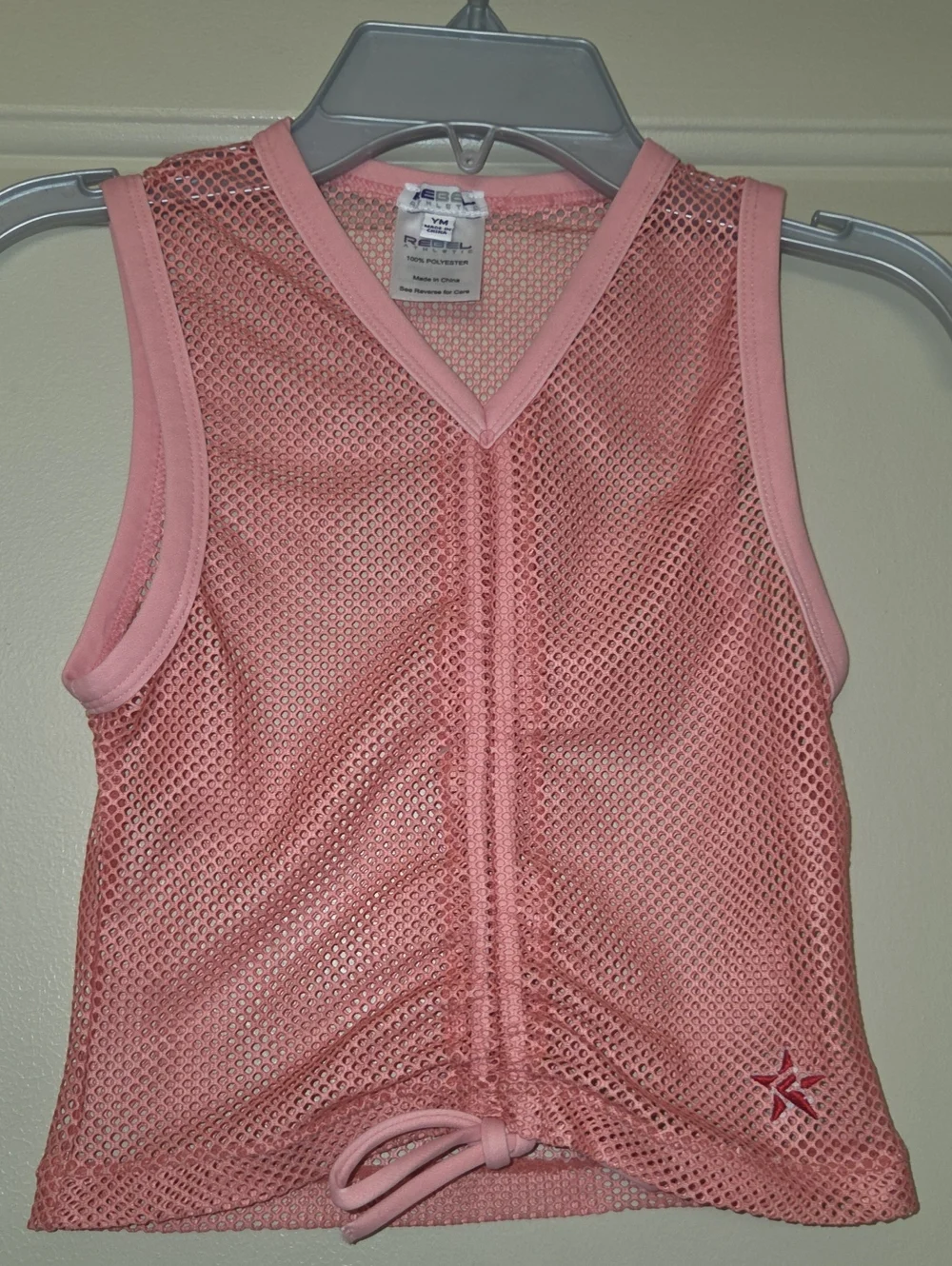 Kids Mesh One-Piece Vest - Pink